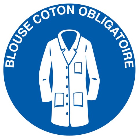Blouse coton obligatoire