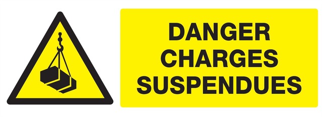 Danger charges suspendues