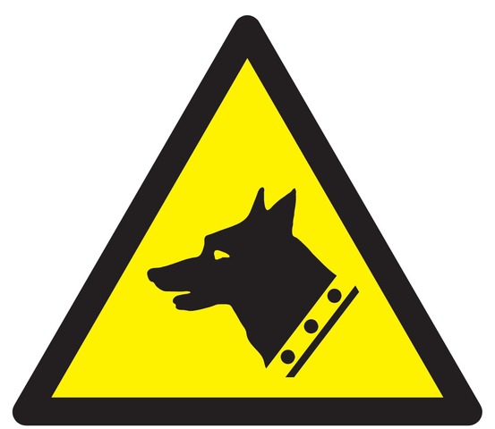 Danger, chien de garde