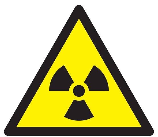 Danger, matières radioactives ou radiations ionisantes