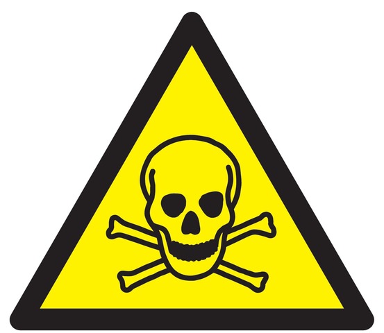 Danger, matières toxiques