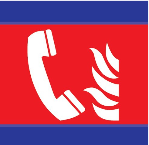 Téléphone à utiliser en cas d'incendie
