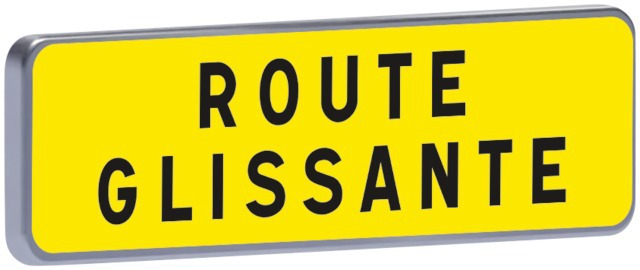 KM9 Route glissante