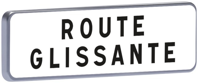 M9 Route glissante