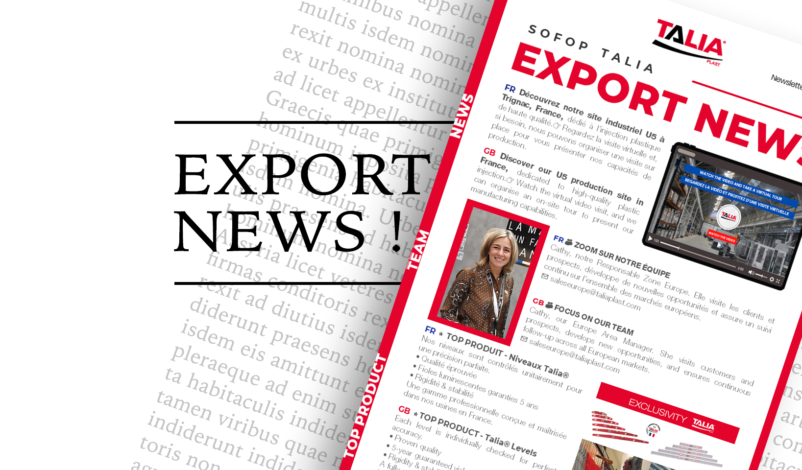Newsletter TALIA Export N°8